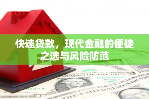 海端快速贷款，现代金融的便捷之选与风险防范