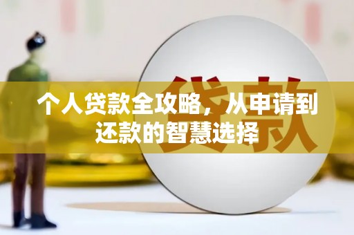 海端个人贷款全攻略，从申请到还款的智慧选择