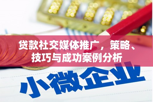 海端贷款社交媒体推广，策略、技巧与成功案例分析