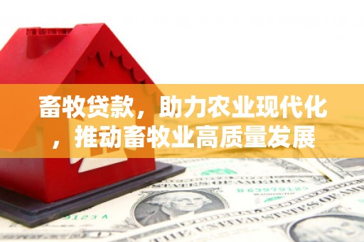 海端畜牧贷款，助力农业现代化，推动畜牧业高质量发展