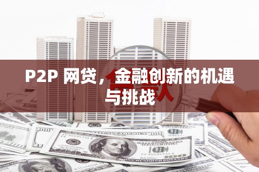 海端P2P 网贷，金融创新的机遇与挑战