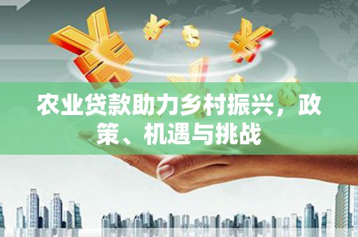 海端农业贷款助力乡村振兴，政策、机遇与挑战