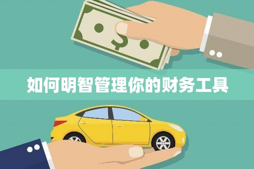 海端如何明智管理你的财务工具