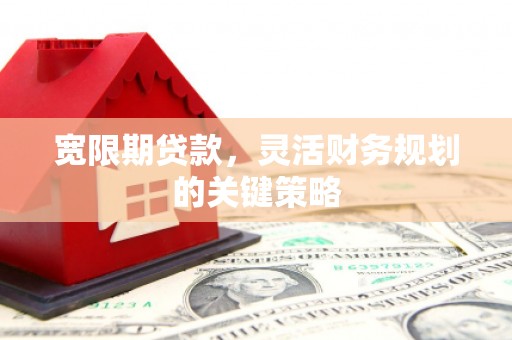 海端宽限期贷款，灵活财务规划的关键策略