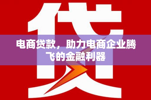 海端电商贷款，助力电商企业腾飞的金融利器