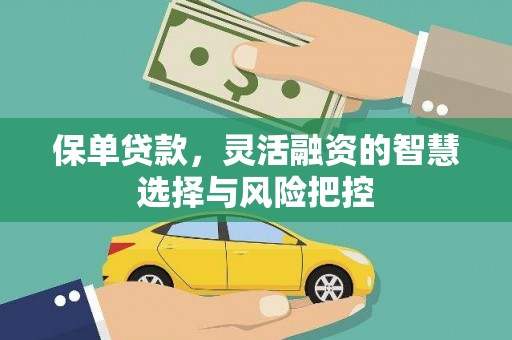 海端保单贷款，灵活融资的智慧选择与风险把控