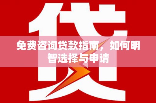 海端免费咨询贷款指南，如何明智选择与申请