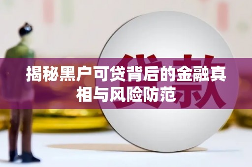 海端揭秘黑户可贷背后的金融真相与风险防范