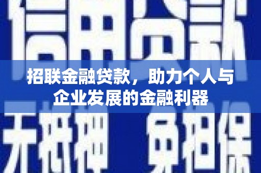 海端招联金融贷款，助力个人与企业发展的金融利器