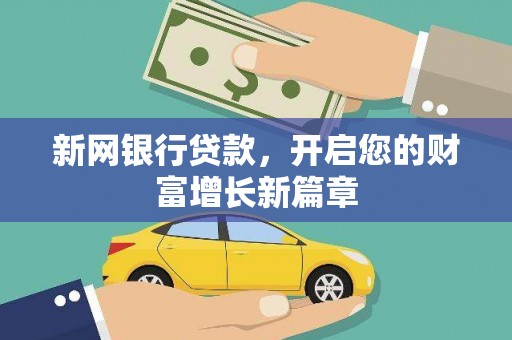 海端新网银行贷款，开启您的财富增长新篇章