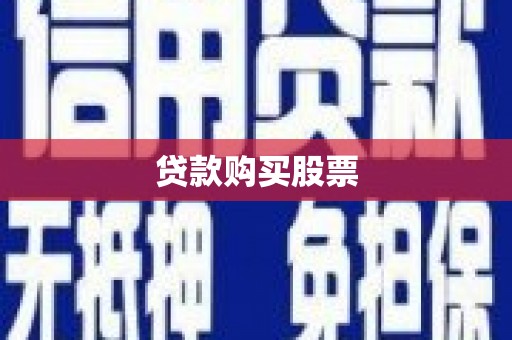 海端贷款购买股票
