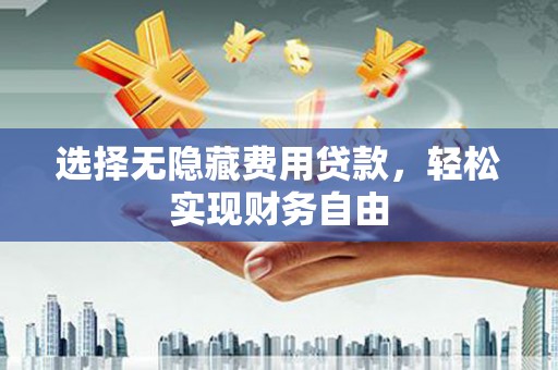 海端选择无隐藏费用贷款，轻松实现财务自由