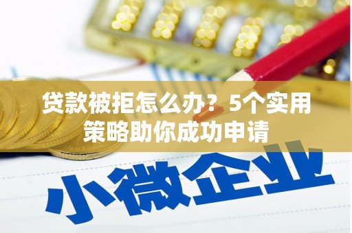 海端贷款被拒怎么办？5个实用策略助你成功申请