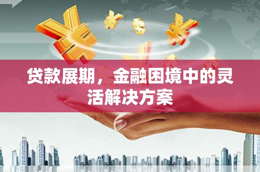 海端贷款展期，金融困境中的灵活解决方案