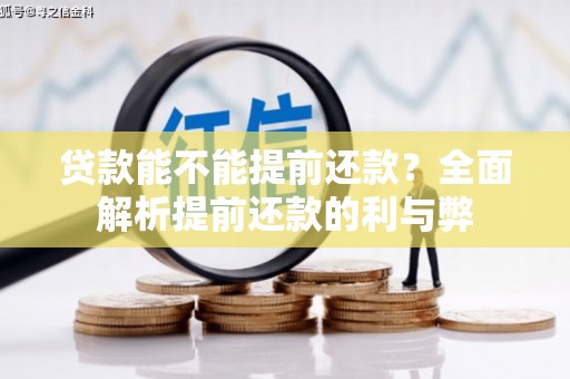 海端贷款能不能提前还款？全面解析提前还款的利与弊
