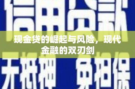 海端现金贷的崛起与风险，现代金融的双刃剑