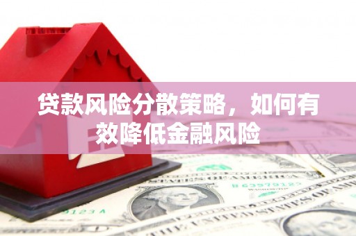 海端贷款风险分散策略，如何有效降低金融风险