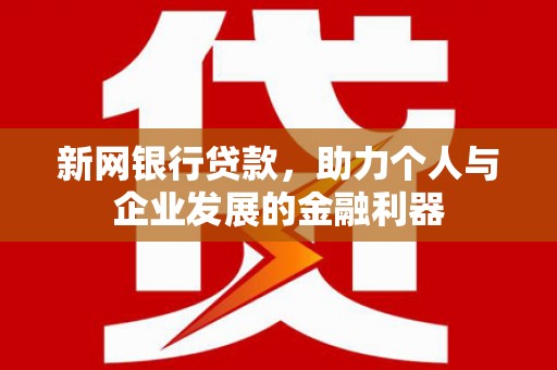 海端新网银行贷款，助力个人与企业发展的金融利器