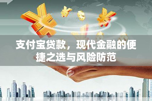 海端支付宝贷款，现代金融的便捷之选与风险防范