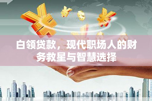 海端白领贷款，现代职场人的财务救星与智慧选择