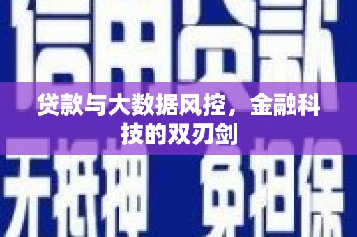 海端贷款与大数据风控，金融科技的双刃剑