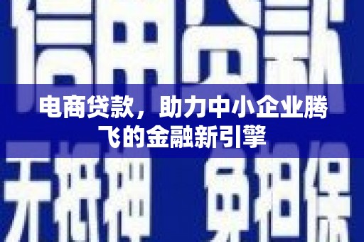 海端电商贷款，助力中小企业腾飞的金融新引擎