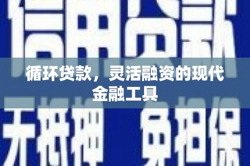 海端循环贷款，灵活融资的现代金融工具