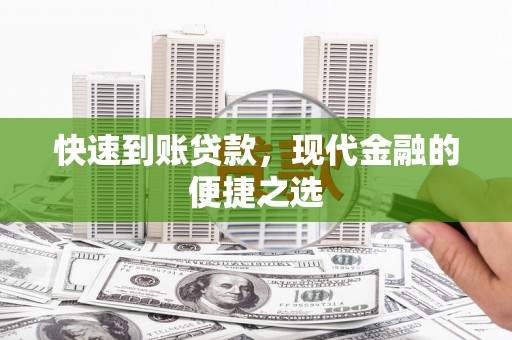 海端快速到账贷款，现代金融的便捷之选