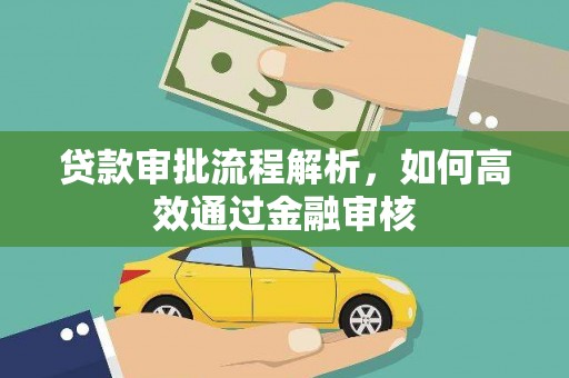 海端贷款审批流程解析，如何高效通过金融审核