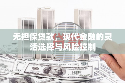 海端无担保贷款，现代金融的灵活选择与风险控制