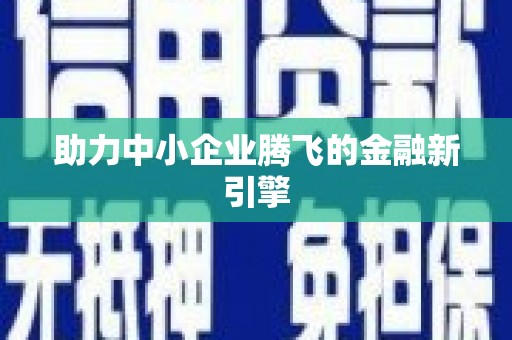 海端助力中小企业腾飞的金融新引擎