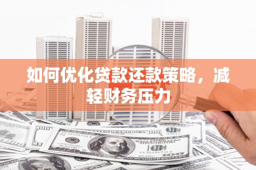 海端如何优化贷款还款策略，减轻财务压力