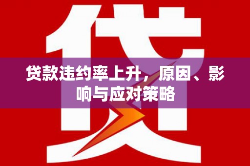 海端贷款违约率上升，原因、影响与应对策略