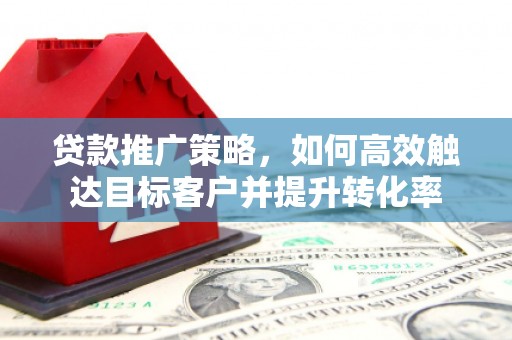 海端贷款推广策略，如何高效触达目标客户并提升转化率