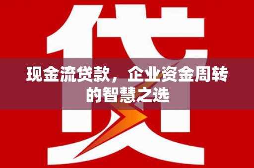 海端现金流贷款，企业资金周转的智慧之选