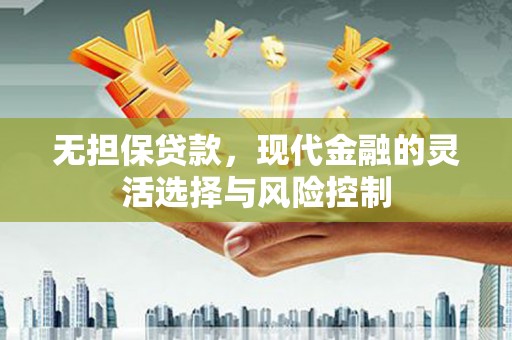 海端无担保贷款，现代金融的灵活选择与风险控制