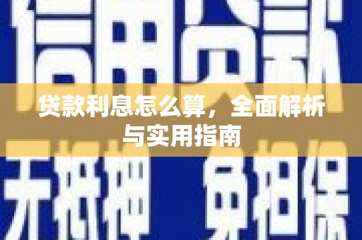 海端贷款利息怎么算，全面解析与实用指南