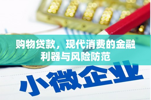 海端购物贷款，现代消费的金融利器与风险防范