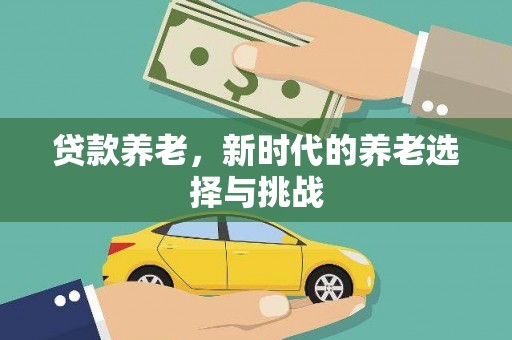 海端贷款养老，新时代的养老选择与挑战