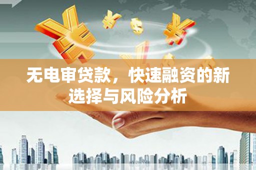 海端无电审贷款，快速融资的新选择与风险分析