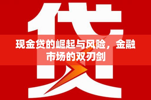 海端现金贷的崛起与风险，金融市场的双刃剑