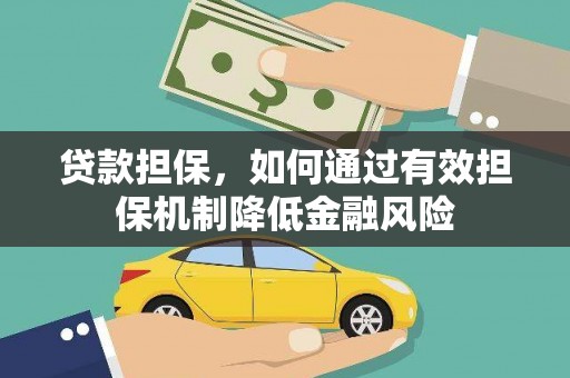 海端贷款担保，如何通过有效担保机制降低金融风险