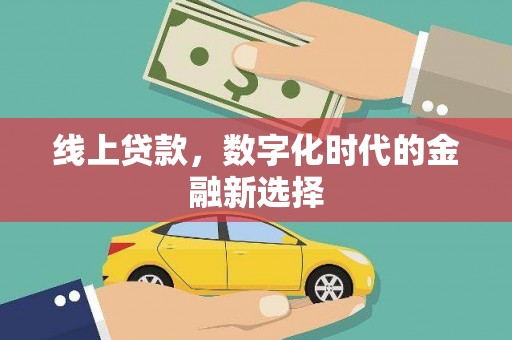 海端线上贷款，数字化时代的金融新选择