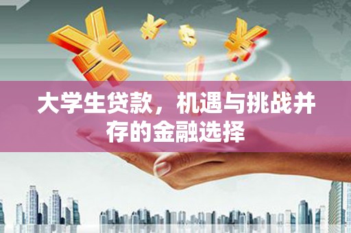 海端大学生贷款，机遇与挑战并存的金融选择