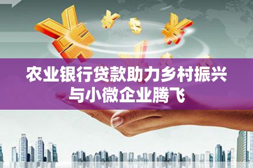 海端农业银行贷款助力乡村振兴与小微企业腾飞