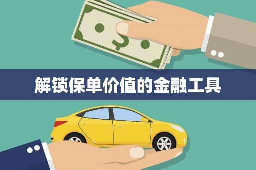 海端解锁保单价值的金融工具
